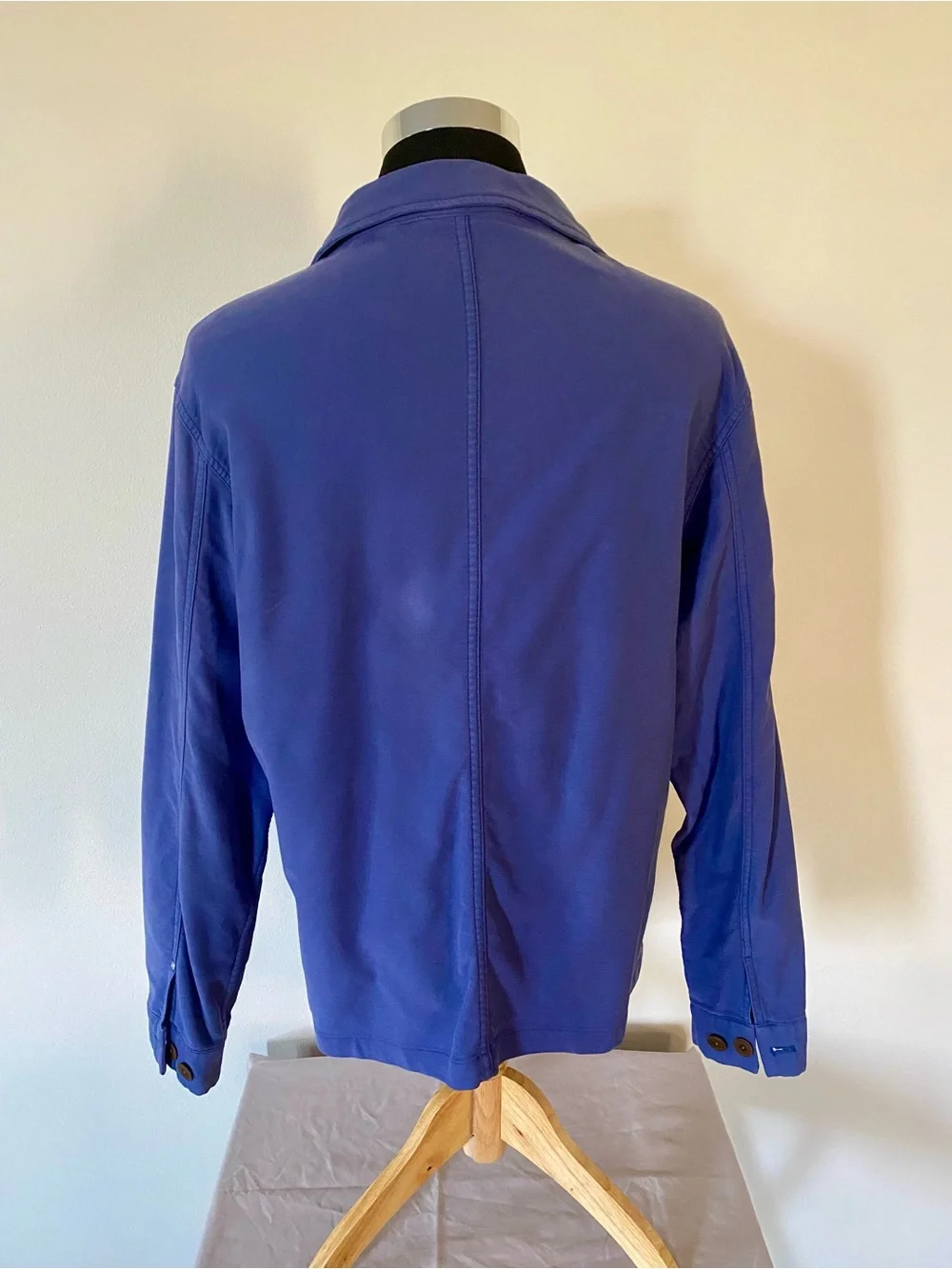 Peter Millar Men's Purple /Royal Blue Button-Front Shirt Jacket